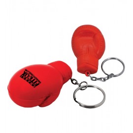 Boxing Glove Keychain Stress Reliever with Logo  Boxing Glove Keychain Stress Reliever with Logo