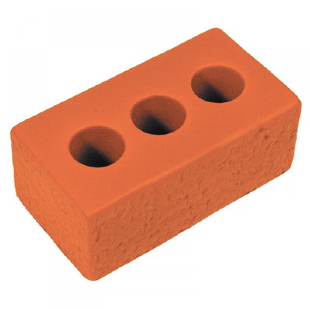 Custom Printed Red Brick Squeezies Stress Reliever Custom Printed Red Brick Squeezies Stress Reliever