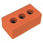 Custom Printed Red Brick Squeezies Stress Reliever