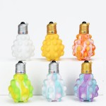 Promotional Lamp Bulb Shaped Push Pop Bubble Anti Stress Ball