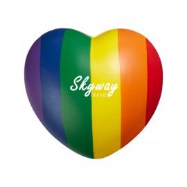 Prime Line b.free Pride Heart Shape Stress Ball with Logo