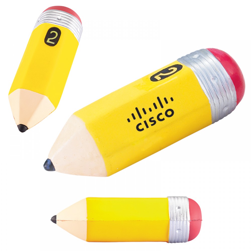 Custom Printed Pencil Stress Reliever Custom Printed Pencil Stress Reliever