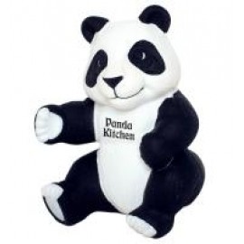 Panda Bear Stress Reliever with Logo