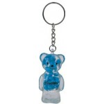 Customized Jelly Bear Shaped Key Chain w/ Mini Ball Insert