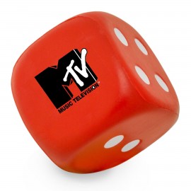 Dice Shaped Stress Balls w/ Custom Logo PU Stress Reliever Balls with Logo