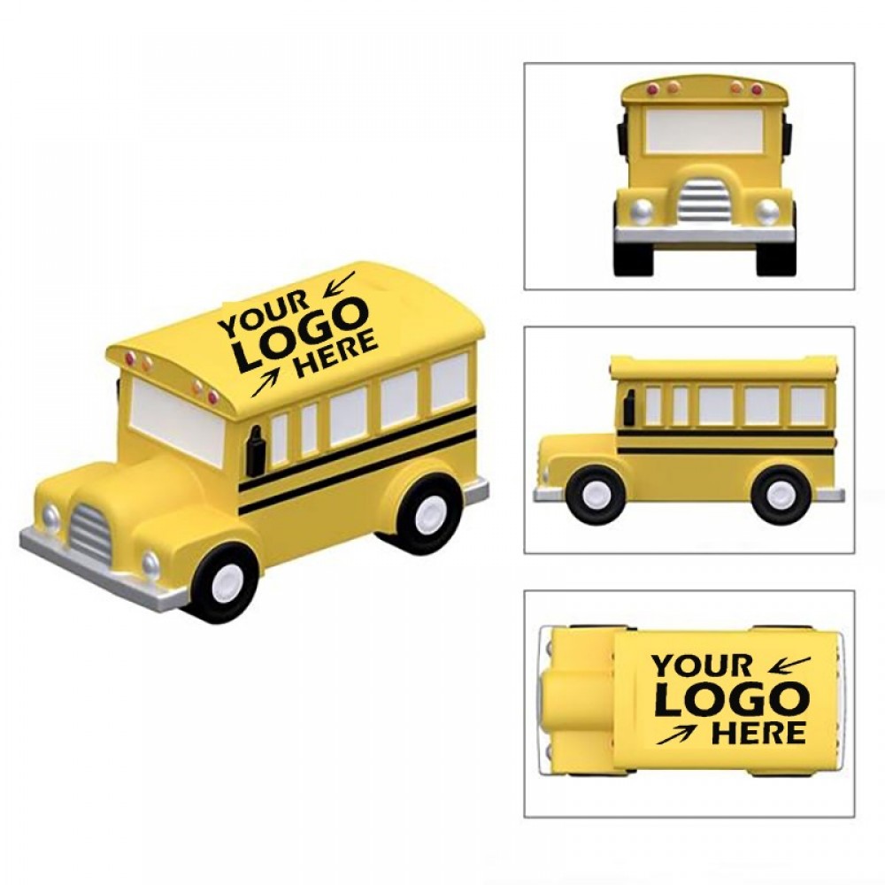 Logo Branded Classic Bus Stress Reliever Ball