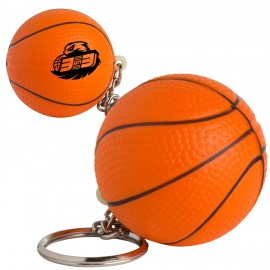 Basketball Keychain Stress Reliever with Logo  Basketball Keychain Stress Reliever with Logo