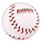 3" Baseball Foam Stress Ball (Priority) Custom Imprinted