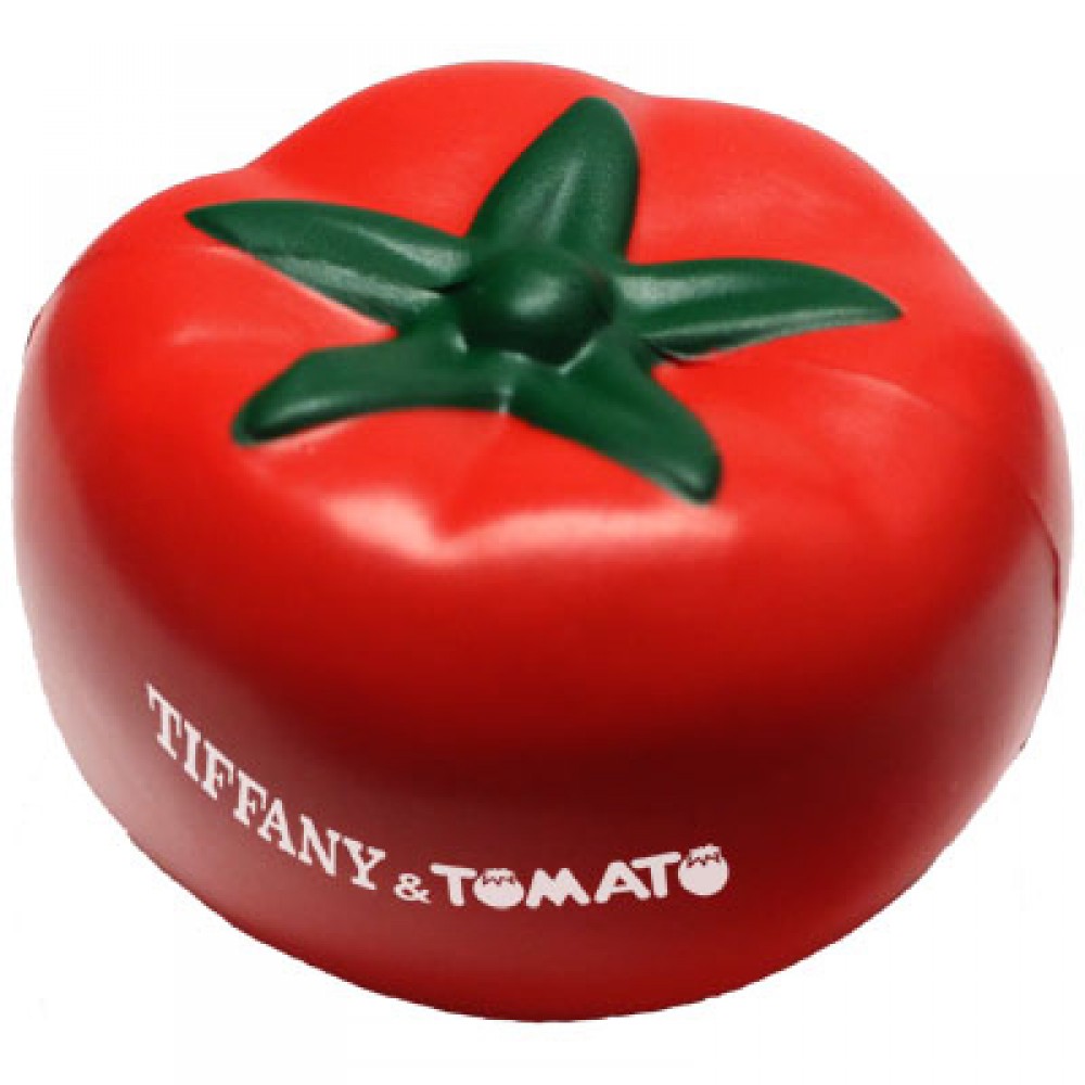 Logo Branded Tomato Stress Reliever Logo Branded Tomato Stress Reliever