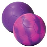 Purple Color Changing "Mood" Soccer Ball Squeezies Stress Reliever Custom Printed