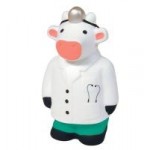Doctor Cow Stress Reliever with Logo