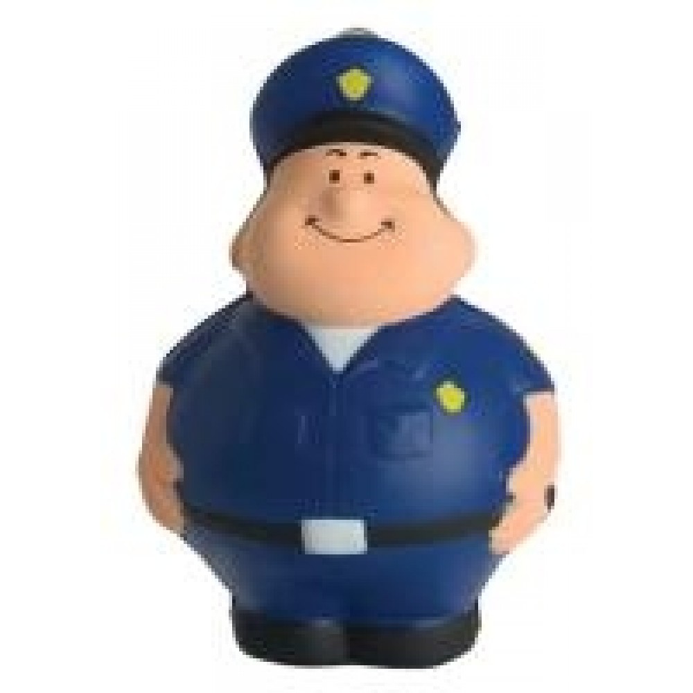 Promotional Policeman Stress Reliever Keyring