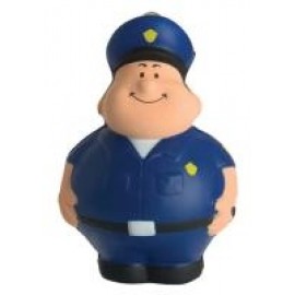 Promotional Policeman Stress Reliever Keyring