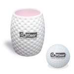 Custom Imprinted Golf Ball in Can Holder Combo