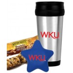 Star Stress Ball w/Travel Tumbler Set Custom Printed