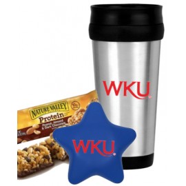 Star Stress Ball w/Travel Tumbler Set Custom Printed