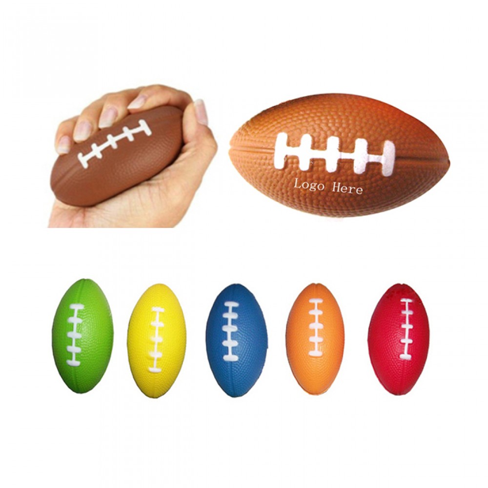 Custom Imprinted PU Football Stress Reliever Custom Imprinted PU Football Stress Reliever