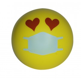 Logo Branded Love PPE Emoji Squeezies Stress Ball