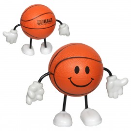 Basketball Stress Reliever Figurine with Logo  Basketball Stress Reliever Figurine with Logo