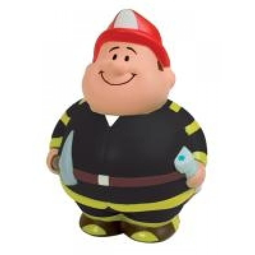 Fireman Stress Reliever with Logo