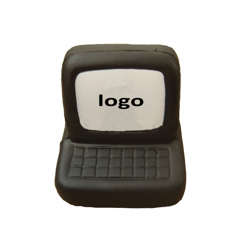 Custom Printed PU Computer Shaped Stress Ball Custom Printed PU Computer Shaped Stress Ball