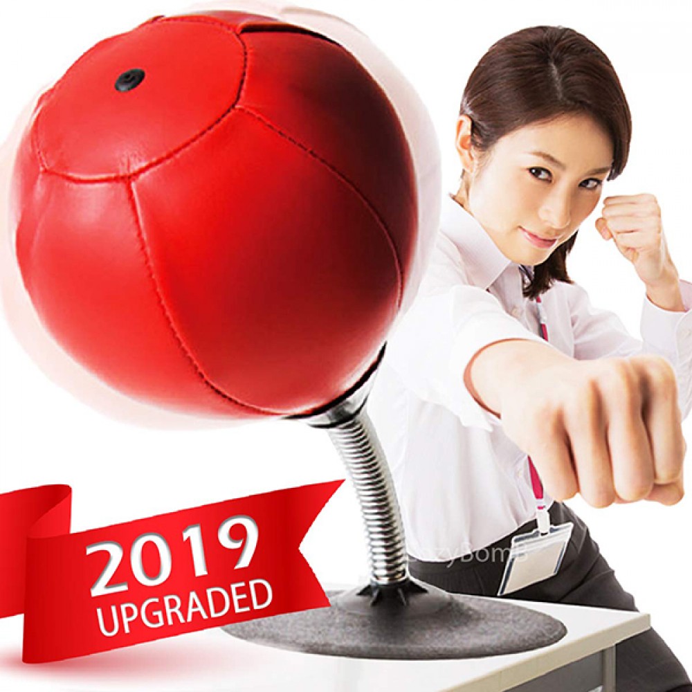 Desktop Punch Bag With Suction Cup And Pump - Stress Buster - Air Custom Imprinted Desktop Punch Bag With Suction Cup And Pump - Stress Buster - Air Custom Imprinted