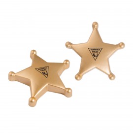 Sheriff Star Stress Reliever with Logo  Sheriff Star Stress Reliever with Logo