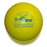 Solid Colored Yellow Stress Ball Custom Imprinted