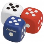 Custom Printed Dice Stress Reliever