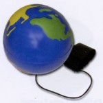 Earth Ball Yoyo Yoyo Series Stress Reliever Blue/ Green/ Yellow Logo Branded