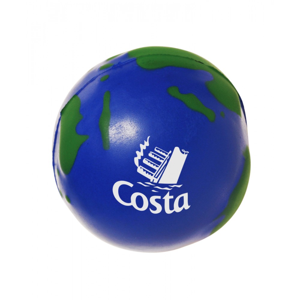 Logo Branded Earth Ball Stress Relievers