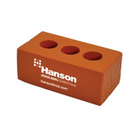 Red Brick Stress Reliever with Logo  Red Brick Stress Reliever with Logo