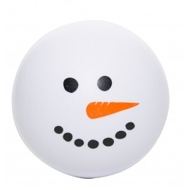 Holiday Snowman Squeezies Stress Ball with Logo  Holiday Snowman Squeezies Stress Ball with Logo