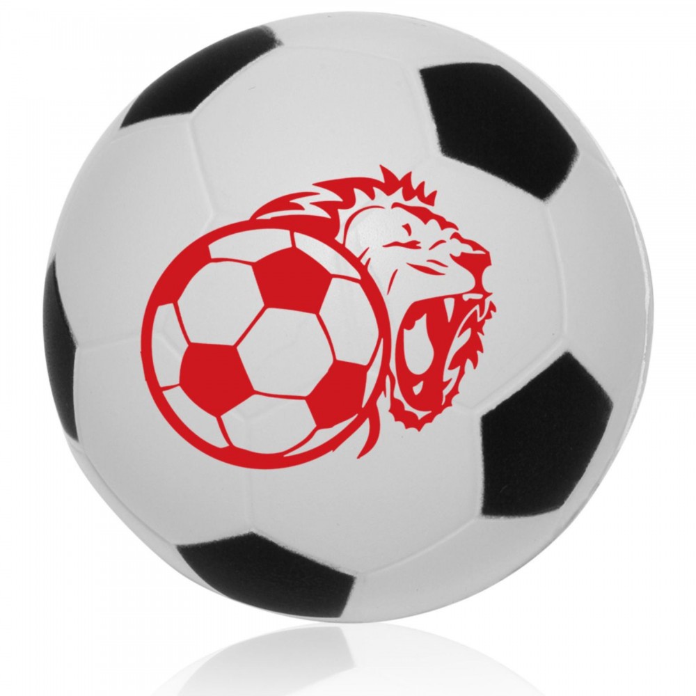 Soccer Ball shaped Stress Reliever w/ Custom Logo Stress Balls with Logo