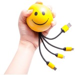 Promotional Stress Ball Data Cable For iPhone And Android