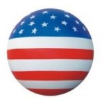 Custom Imprinted Sport Series US Flag Stress Reliever Ball
