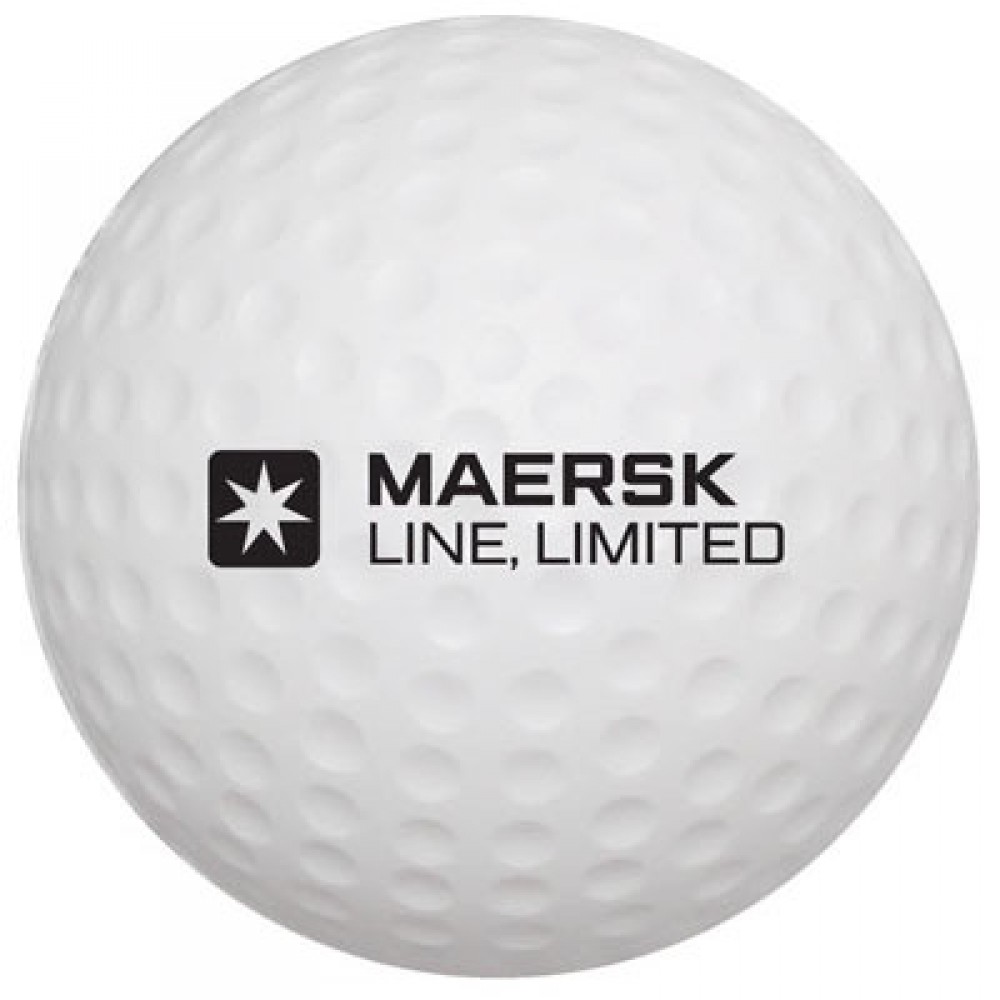 Logo Branded Golf Ball Stress Reliever Logo Branded Golf Ball Stress Reliever