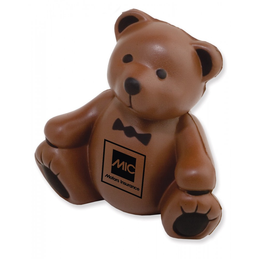 Custom Printed Teddy Bear Stress Reliever Custom Printed Teddy Bear Stress Reliever