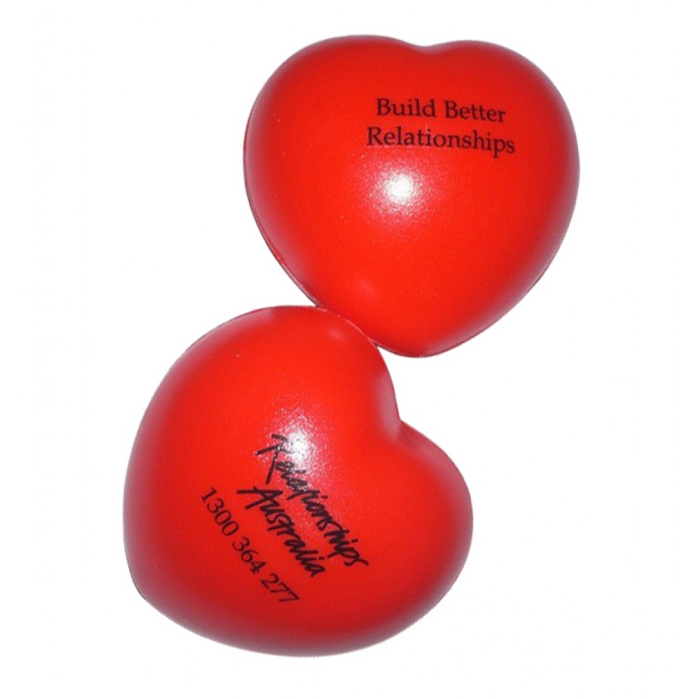 Heart Shaped Stress Ball Custom Imprinted Heart Shaped Stress Ball Custom Imprinted