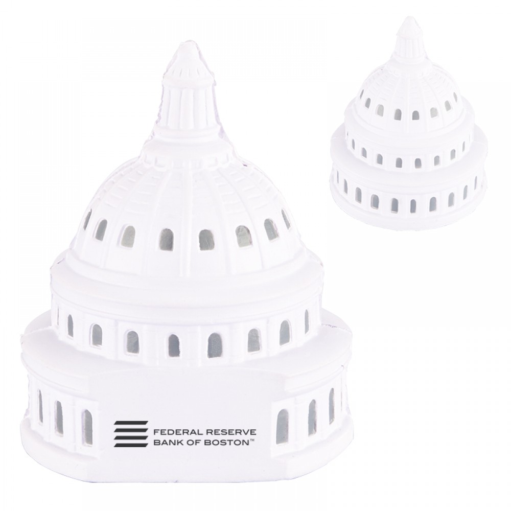 Custom Printed Capitol Dome Stress Reliever Custom Printed Capitol Dome Stress Reliever