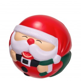 Logo Branded Santa Claus Ball Stress Reliever  Logo Branded Santa Claus Ball Stress Reliever