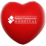 Red Valentine Heart Stress Reliever Custom Imprinted