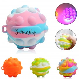 3D Silicone Stress Pop Balls Stress Reliever with Logo