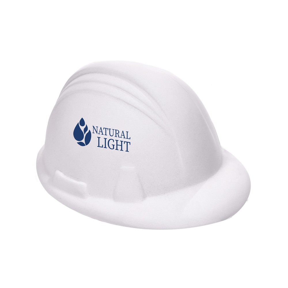 Construction Hard Hat Shape Stress Ball with Logo Construction Hard Hat Shape Stress Ball with Logo