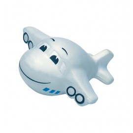 Mini Airplane w/Smile Stress Reliever with Logo