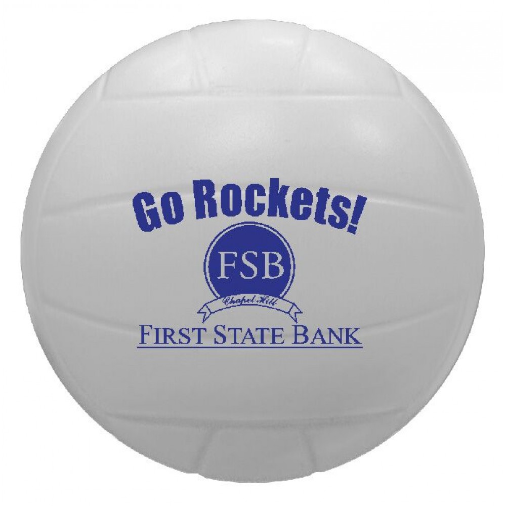 Custom Imprinted Volleyball Stress Ball Custom Imprinted Volleyball Stress Ball