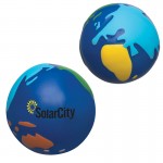 Logo Branded Multi-Color Earth Stress Reliever