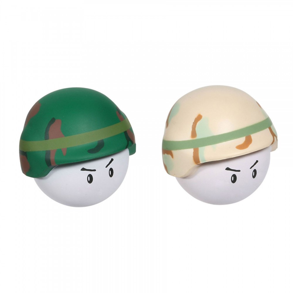 Personalized Mad Soldier Cap Shaped Stress Ball