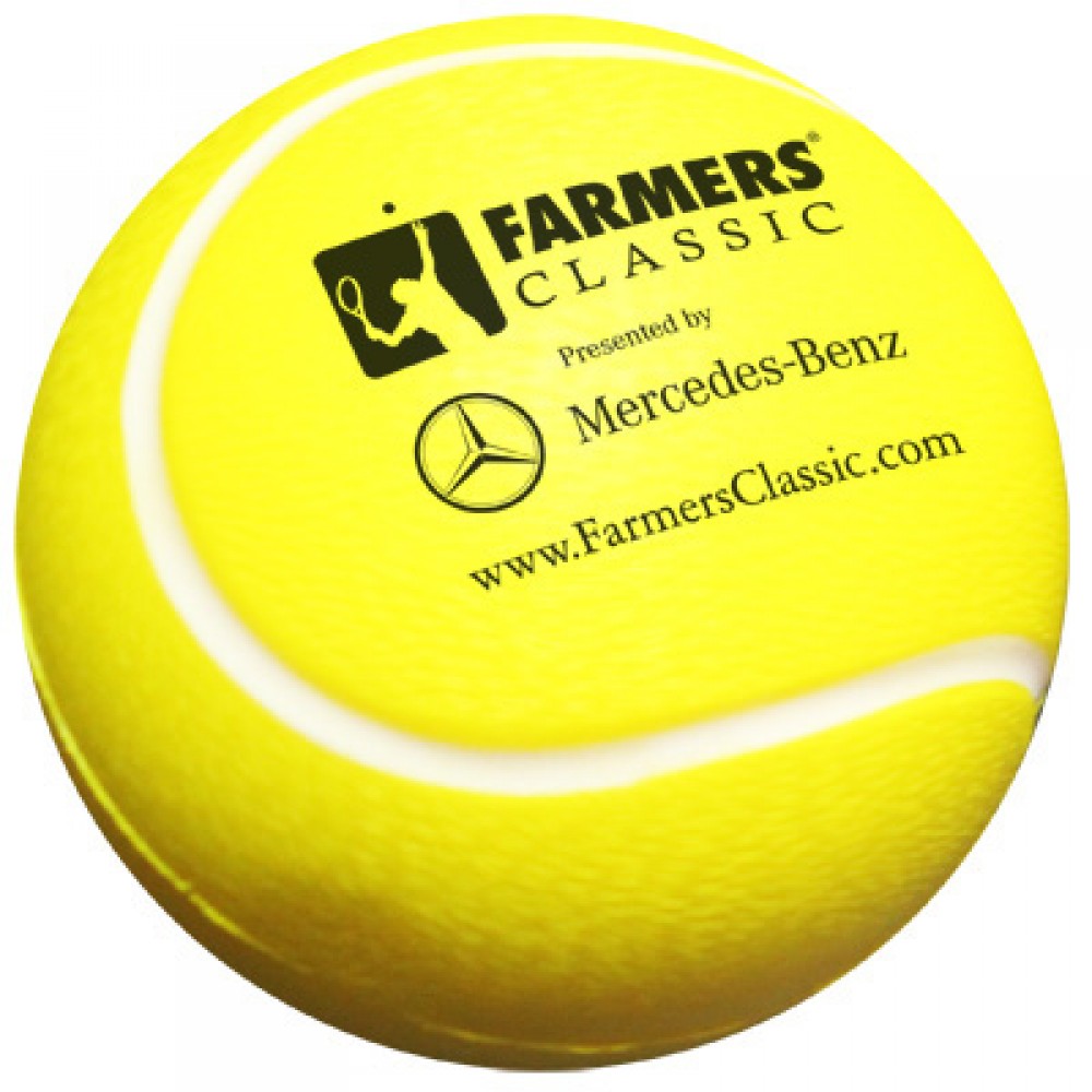 Custom Printed Tennis Ball Stress Reliever Custom Printed Tennis Ball Stress Reliever