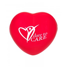 Union Printed - Heart Shaped - Stressball Squishy Reliever - 1 Color Print with Logo  Union Printed - Heart Shaped - Stressball Squishy Reliever - 1 Color Print with Logo